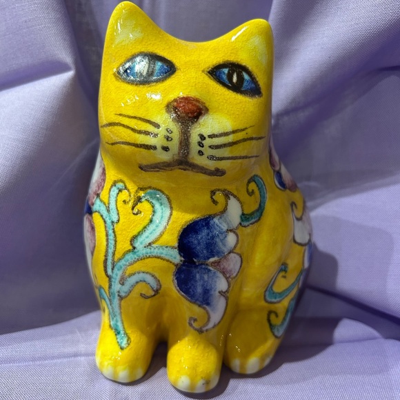 Italian Baccerini Ceramic Cat Figurine - Picture 1 of 5